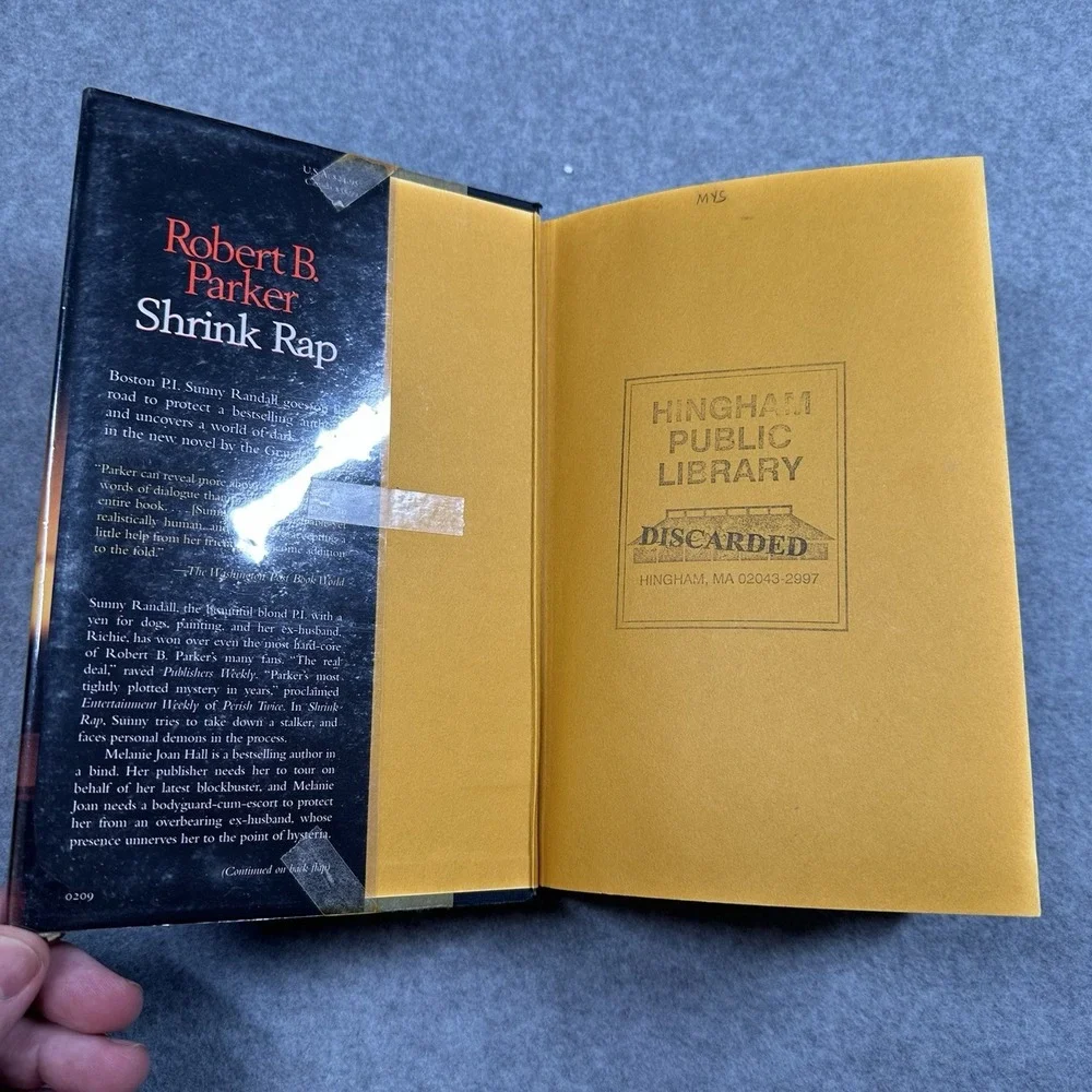 Robert B Parker 3 HC DJ Lot Shrink Rap Resolution Sixkill‎ 1st Ed NOTE